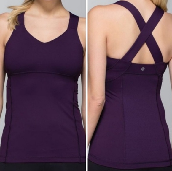 lululemon athletica Tops - Lululemon Push Your Limits Tank Workout Top - 4 !